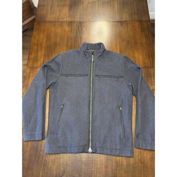 Vintage Nike Tiger Woods Wool Blend Gray Bomber Jacket Zip Up Mens M